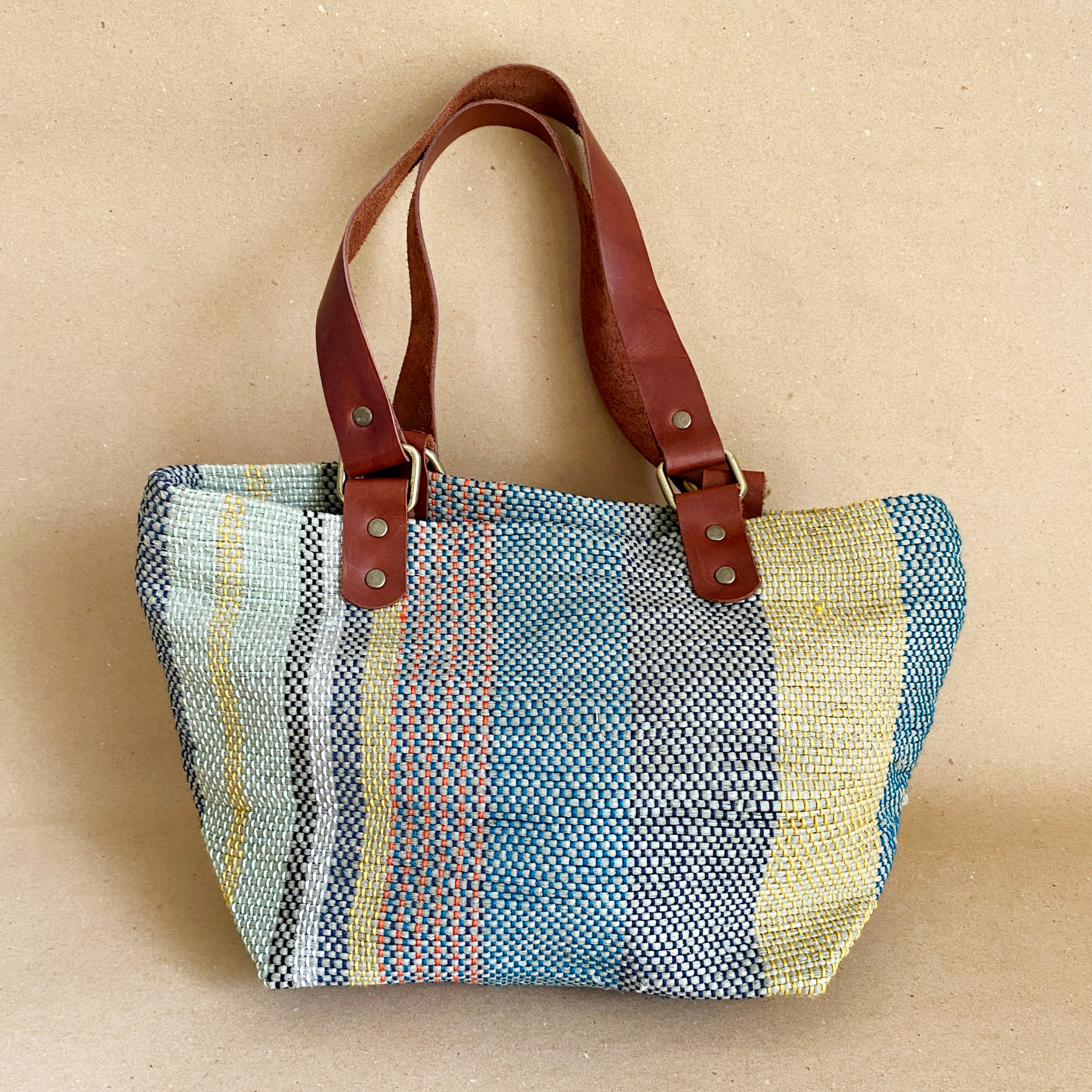 Kendaka- Striped Pastels Handbag