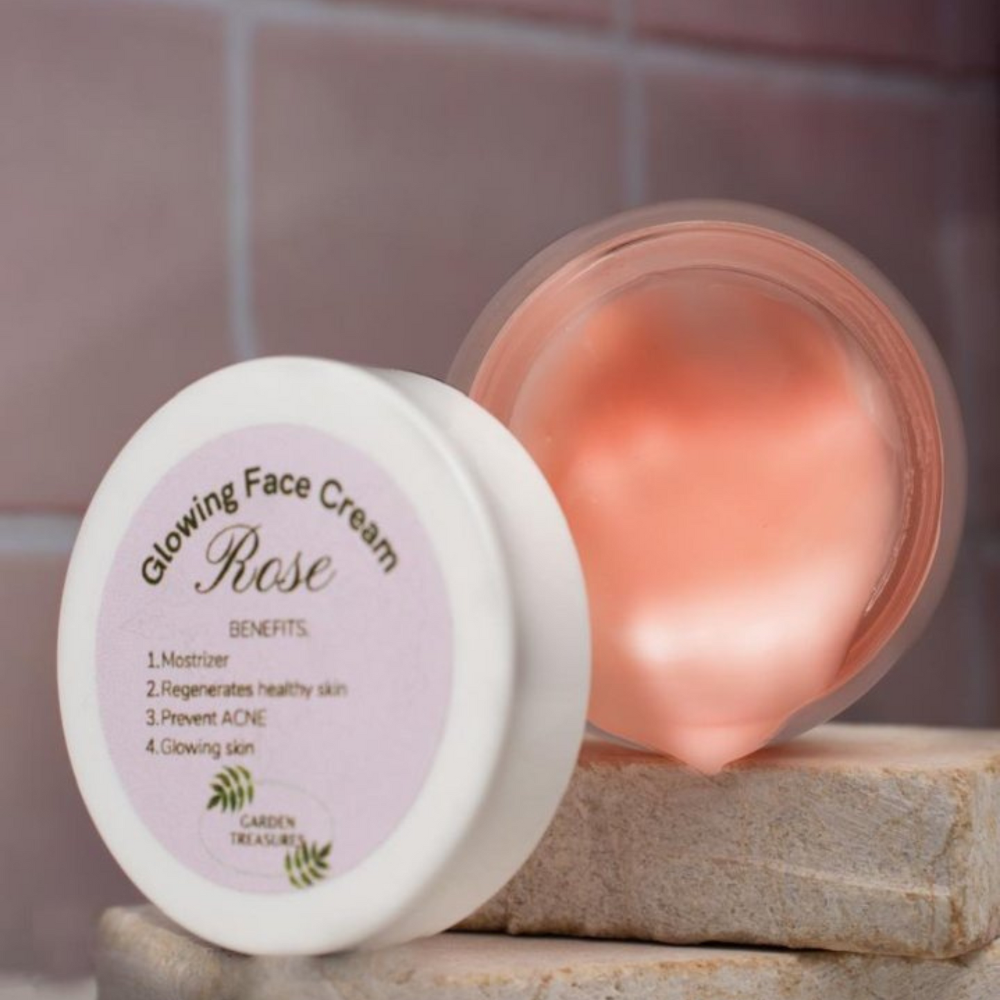 Garden Treasures: Rose (Rosewater) Glow Hydrating Facial Gel