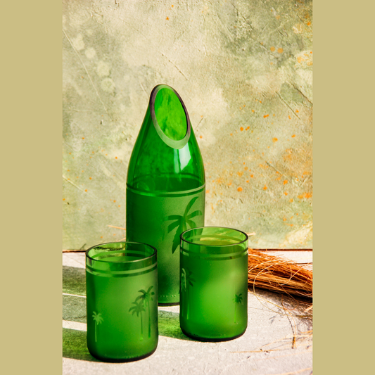 Kendaka- Palms Glass Set