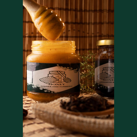 Garden Treasures- Ginger and Tumeric Honey
